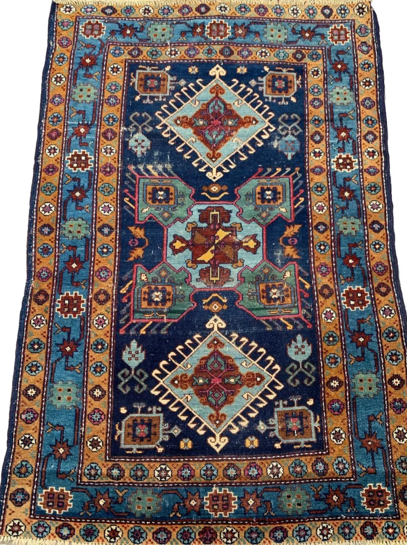 Otto Homes NavyRustCream Rug